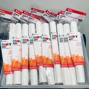 10 pc RICE PAPER Rolls Lot 12"x100' Total Ten Rolls NIP  Bulk Buy